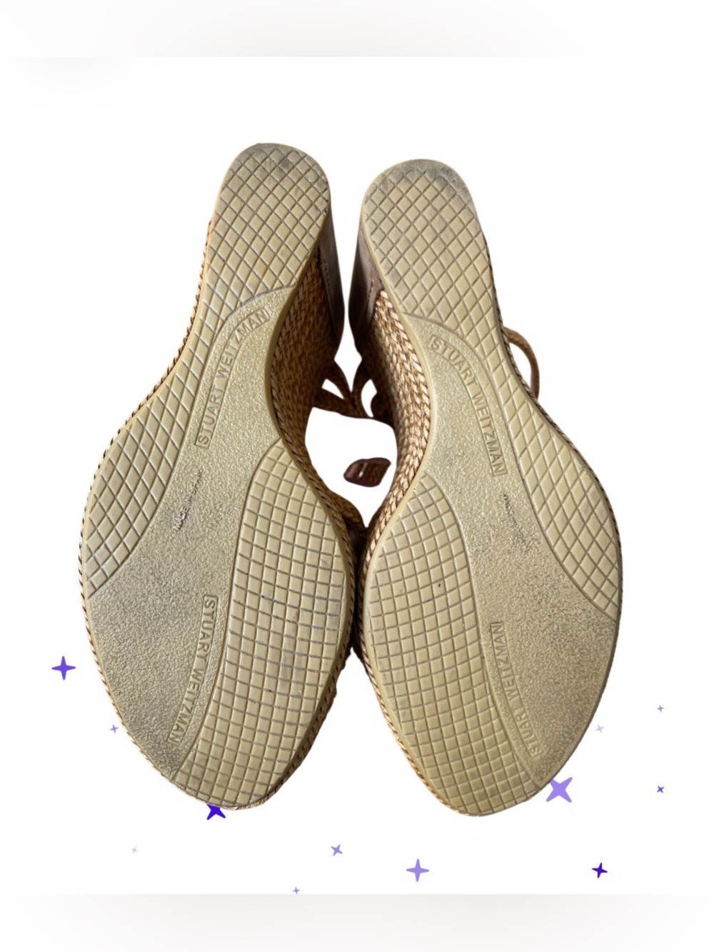 Stuart Weitzman REINS Braided
Leather Crisscross Wedge Lanyard
Sandal size 7.5 - Picture 6 of 12